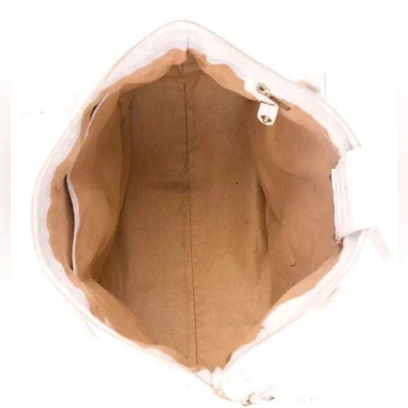 JIMMY CHOO Authentic Ivory Rhea Leather Croc Luxe Handbag - Picture 15 of 16